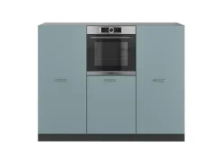 Discount Vicco R-Line Einbauküche Blau-Grau/Anthrazit 180 cm ohne Arbeitsplatte ohne E-Geräte Pantryküchen|Einbauküchen
