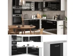 Vicco R-Line Einbauküche /Weiß 237 x 60 cm ohne Arbeitsplatte ohne E-Geräte Einbauküchen|Winkelküchen