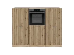 New Vicco R-Line Küchenblock Artisan-Eiche/Goldkraft Eiche 180 cm ohne Arbeitsplatte ohne E-Geräte Single-Küchen|Pantryküchen