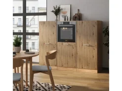 New Vicco R-Line Küchenblock Artisan-Eiche/Goldkraft Eiche 180 cm ohne Arbeitsplatte ohne E-Geräte Single-Küchen|Pantryküchen