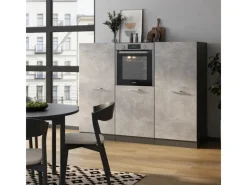Hot Vicco R-Line Küchenblock /Anthrazit 180 cm ohne Arbeitsplatte ohne E-Geräte Einbauküchen