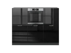 Outlet Vicco R-Line Küchenblock /Anthrazit 180 cm ohne Arbeitsplatte ohne E-Geräte Einbauküchen