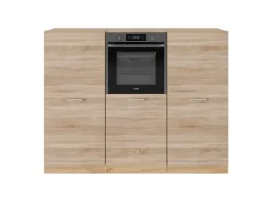Clearance Vicco R-Line Küchenblock Sonoma/Goldkraft Eiche 180 cm ohne Arbeitsplatte ohne E-Geräte Einbauküchen