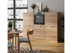 Clearance Vicco R-Line Küchenblock Sonoma/Goldkraft Eiche 180 cm ohne Arbeitsplatte ohne E-Geräte Einbauküchen