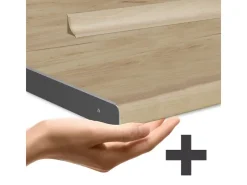 Online Vicco R-Line Küchenzeile /Goldkraft Eiche 140 cm AP Eiche ohne E-Geräte Edelgrau
