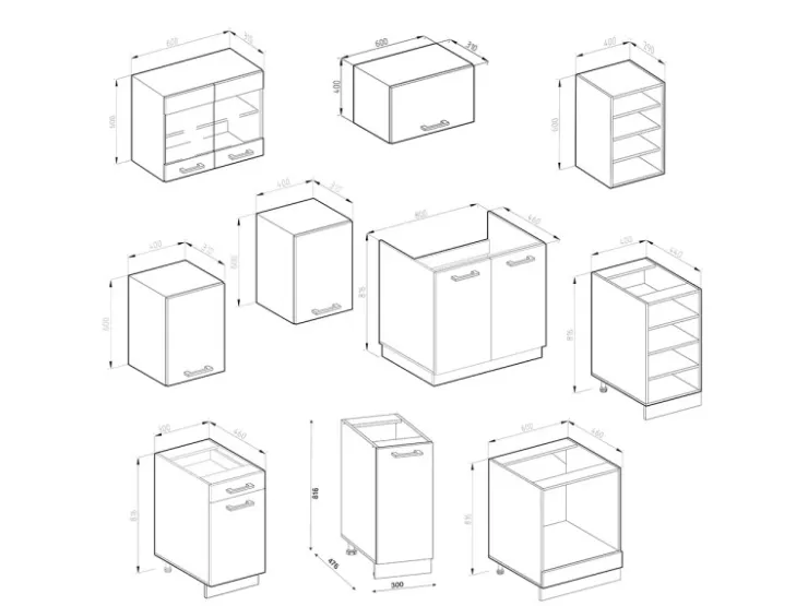 Einbauküchen<Vicco R-Line Küchenzeile Sonoma/Weiß 240 cm AP Marmor ohne E-Geräte Sonoma-Weiß