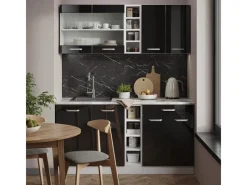 Sale Vicco R-Line Mini-Küche 160 cm AP Marmor ohne E-Geräte Single-Küchen|Miniküchen
