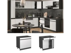 Sale Vicco Schubladenunterschrank R-Line Schubladenschrank für die Küche 80 cm AP Marmor Kücheninseln