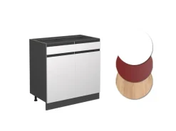 Sale Vicco Schubladenunterschrank R-Line Schubladenschrank für die Küche 80 cm AP Marmor Kücheninseln