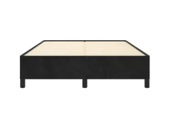 Best vidaXL Bettgestell Schwarz 140x200 cm Samt Modell 21398573
