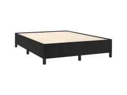 Best vidaXL Bettgestell Schwarz 140x200 cm Samt Modell 21398573