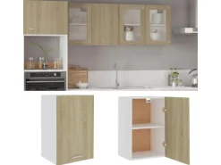 Hot vidaXL Hängeschrank Lyon Sonoma-Eiche 39,5x31x60 cm Holzwerkstoff 801255 Küchenschränke