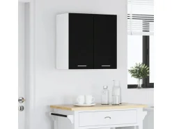 Clearance vidaXL Hängeschrank mit Tür Riga und Weiß 30 x 31 x 40 cm 884120 Betongrau