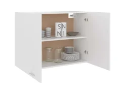 vidaXL Hängeschrank Weiß 80x31x60 cm Holzwerkstoff