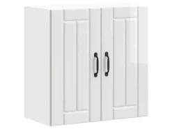 Discount vidaXL Küchen-Hängeschrank Lucca Hochglanz-Weiß Holzwerkstoff 853819 Küchenschränke