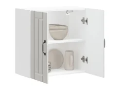 Discount vidaXL Küchen-Hängeschrank Lucca Hochglanz-Weiß Holzwerkstoff 853819 Küchenschränke