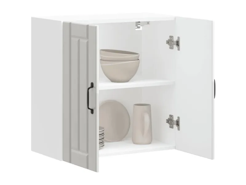 Discount vidaXL Küchen-Hängeschrank Lucca Hochglanz-Weiß Holzwerkstoff 853819 Küchenschränke
