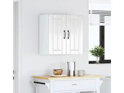 Discount vidaXL Küchen-Hängeschrank Lucca Hochglanz-Weiß Holzwerkstoff 853819 Küchenschränke