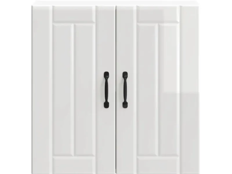 Discount vidaXL Küchen-Hängeschrank Lucca Hochglanz-Weiß Holzwerkstoff 853819 Küchenschränke