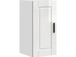 Küchenschränke<vidaXL Küchen-Hängeschrank Porto Hochglanz-Weiß Holzwerkstoff 854019 Hochglanz Weiß