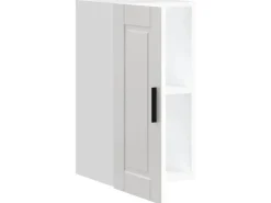 Küchenschränke<vidaXL Küchen-Hängeschrank Porto Hochglanz-Weiß Holzwerkstoff 854019 Hochglanz Weiß