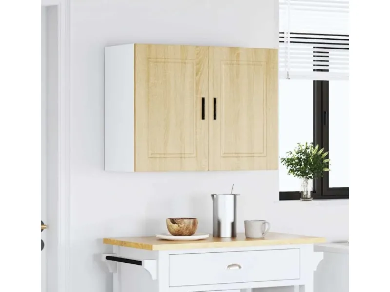 vidaXL Küchen-Hängeschrank Porto Sonoma-Eiche Holzwerkstoff 854070 Küchenschränke