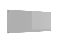 New vidaXL Küchenrückwand 120 x 50 x 0,6 cm Gehärtetes Glas 42001308 Hellgrau