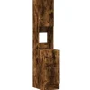Pantryküchen<vidaXL Küchenschrank Räuchereiche 35x50x180 cm Holzwerkstoff