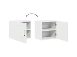 vidaXL Küchenwandschrank mit Regal 40 x 31 x 40 cm Holzwerkstoff 884514 Weiß