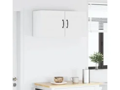 vidaXL Küchenwandschrank mit Regal 40 x 31 x 40 cm Holzwerkstoff 884514 Weiß