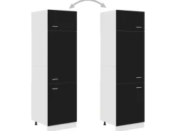 Sale vidaXL Kühlumbauschrank Schwarz 60x57x207 cm Holzwerkstoff Kühlschränke