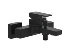 Outlet Einhebel-Badewannenarmatur Architectura Square in Matt Black Einhebelmischer