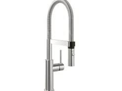 Sale Villeroy & Boch Küchenarmatur Steel Expert 2-0 Hochdruck Armatur Umschaltfunktion Wassersparend Edelstahl Massiv