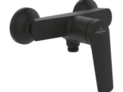 Best Villeroy & Boch Oasis Duscharmatur Einhebel-Mischbatterie mit Rückflussschutz & Kartusche Aufputzmontage Rund Matt Black