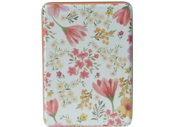 Best Vorratsdose Blumen-Motiv 10,5 cm x 10,5 cm x 14 cm Bunt Vorratsdosen|Vorratsbehälter