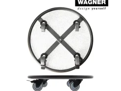 Wagner design yourself Töpfe<Wagner design Pflanzenroller GH 7017 Ø 38 cm x 8 cm Schwarz-Weiß