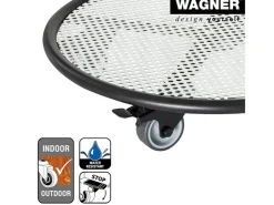 Wagner design yourself Töpfe<Wagner design Pflanzenroller GH 7017 Ø 38 cm x 8 cm Schwarz-Weiß