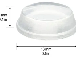 Hot Wagner Topffüße Set Selbstklebend Transparent Ø 13 mm Töpfe