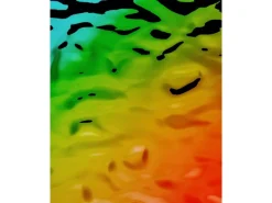 Sale WALLFACE 27743 OCEAN Rainbow Wandpaneel Metall-Optik Holographisch Grün 2600 mm x 1000 mm x 8,24 mm 2,6 m2 Grün Kühlschränke