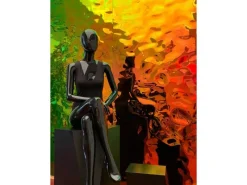 Sale WALLFACE 27743 OCEAN Rainbow Wandpaneel Metall-Optik Holographisch Grün 2600 mm x 1000 mm x 8,24 mm 2,6 m2 Grün Kühlschränke