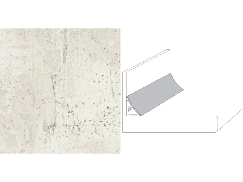 New Wandabschlussleiste Plus 300 x 3 cm (BN 230) Küchenrückwände
