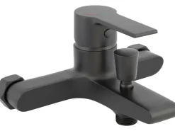 Discount Wannenarmatur Bisenzio Einhebel Schwarz Matt