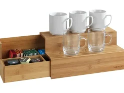 Clearance Wenko Bambus Treppe für Kaffee und Tee 33 cm x 17,5 cm x 15 cm