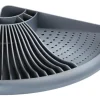 Wenko Abtropfgestelle<Eck-Geschirrabtropfer Grau 9 cm x 50 cm x 35 cm