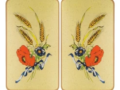 Wenko Herdabdeckungen|Kochfelder<Herdabdeckplatte Universal 2er Set Kornblumen