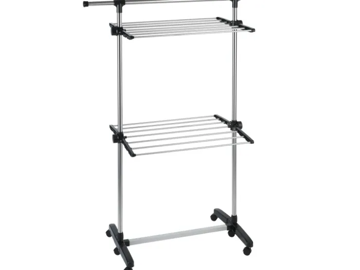 Wenko Wäschetrockner<Platzspar-Wäschetrockner Silber