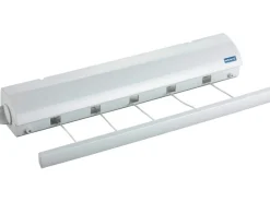 New Wenko Wand-Wäscheleinen Ausziehbar Weiß 7 cm x 47,5 cm x 7 cm