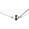 Best Wenko Wand-Wäschespinne Aluminium 195 cm x 42 cm x 104 cm Trockenlänge 18 m