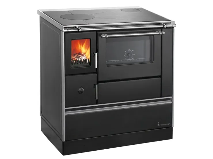 Discount Westminster Küchenofen K 176 FA-90 rechts Stahl Schwarz 5 kW