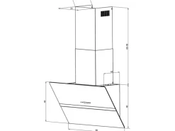 Outlet Wolkenstein Dunstabzugshaube W S4-90A++BTZ EEK: A++ Wandhauben